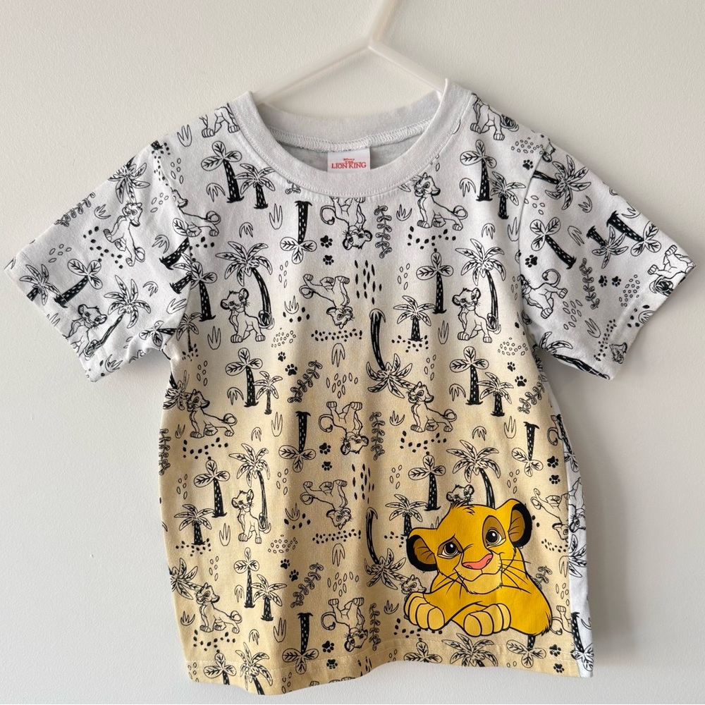 Disney The Lion King Ombre Short Sleeve Simba Tee 4T